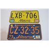 Image 1 : Alberta license plates
