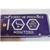 Image 2 : Manitoba 100 license plate - 1974