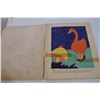 Image 2 : Rare 1930 Fern bisel peat children's art