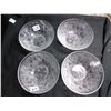 Image 1 : 4 BASKET WEAVE DESERT BOWLS, MARKED CZ ON BOTTOM