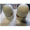 Image 2 : 2 CPR PORCELAIN INSULATORS, DIFFERENT WRITING