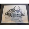 Image 4 : G. THURBER, 1977, 3 PEN SKETCHES, MATTED READY TO FRAME
