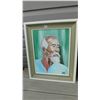 Image 1 : ECR SIGNED 14 X 18" FRAMED PAINTING, "OLD ASIAN MAN"