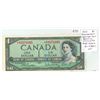 Image 1 : 1954 $1 Replacement Note. Modified Portrait. Beattie-Rasminsky signatures. *A/F Replacement Prefix. 