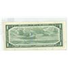 Image 2 : 1954 $1 Replacement Note. Modified Portrait. Beattie-Rasminsky signatures. *A/F Replacement Prefix. 