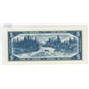 Image 2 : 1954 Modified Portrait $5. Bouey-Rasminsky signatures. U/X Prefix. BC-39c. AU-50.