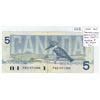 Image 1 : 1986 $5 Replacement. Thiessen-Crow signatures. FNX Replacement Prefix. Large F. BC-56bA. F-15.