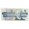 Image 2 : 1986 $5 Replacement. Thiessen-Crow signatures. FNX Replacement Prefix. Large F. BC-56bA. F-15.