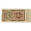 Image 2 : Bohemia & Moravia. 1942 10 Korun. This was a German Protectorate during World War II. Good with piec