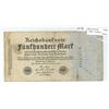Image 1 : Germany. 1922 500 Mark Reichsbanknote. Fine.