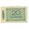 Image 2 : Germany. 1923 Notgeld for 20 Million Mark from the city of Duisberg. Fine.