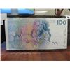 Image 2 : Sweden. ND 100 Kronor. High denomination note. VF.