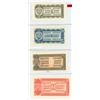 Image 2 : Lot of 4 Yugoslavian notes, all issued during World War II. 1944 set of 4 from 1 dinar to 20 dinara.