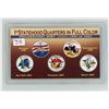 Image 1 : Set of 5 First U.S. Statehood Quarters in Full Color. All from the Philadelphia Mint. Includes 1999 