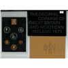 Image 1 : The Decimal Coinage of Great Britain & Northern Ireland 1971 Proof Set. 6-coins plus one Royal Mint 
