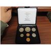Image 2 : 1976 Canadian Double Cent Custom Set. 7-coin set includes Nickel Dollar with Detached Jewel. As issu