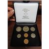 Image 2 : 1977 Canadian Double Cent Custom Set. 7-coin set includes Nickel Dollar with Detached Jewel & Full W