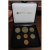 Image 2 : 1980 Canadian Double Cent Custom Set. 7-coin set as issued by the Royal Canadian Mint.