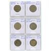 Image 1 : Lot of 6 different Great Britain 1 Pound coins. Includes 1992, 1995, 1997, 2003, 2007 & 2008. All wi