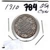 Image 2 : 1910 EDWARD VII, 25 CENT