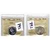 Image 1 : 1965, MS64, ICCS AND 1966 PL 65 CAMEO, 25 CENT, ICCS