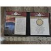 Image 1 : 1971 - Silver Dollar - B.C. Centennial - encased by First Commemorative Mint