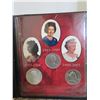 Image 2 : 1958, 1976, 2000 - 50 Cent Coins - Changing Faces of Queen - Encased by FCM