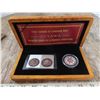 Image 2 : 2008 - 50 Cent Coin & Stampset - 1st coinage of Cdn Mint in wooden case