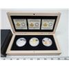Image 2 : 2014 - 3 $20.00 - 31.39 gms each pure silver - Cougars in wooden display box