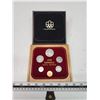 Image 1 : 1978 Specimen Coin Set in wooden/leather display case