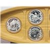 Image 2 : 2015 - FIVE - 15.87gm  proof coins in Canoe Display