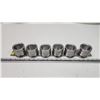 Image 1 : Stainless Steel - 6 spice containers magnitized to enable  wall mounting