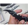 Image 4 : VERY RARE - 3 - 6 inch stainless steel BATMAN (throwing) blades in case  - new