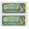 Image 1 : TWO - 1967 Centennial $1.00 Notes