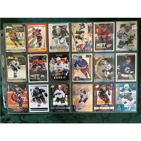 Rookie Cards - 2 Sheets (18 Cards)