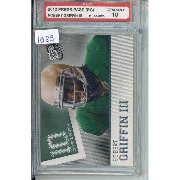 Robert Griffin III Graded Rookie; 1st Ever Graded