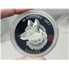 Image 2 : 2017 - $30.00 -2oz Beautiful Sculptured Great Grey Wolf - Cert #2871
