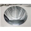 Image 2 : Large circular mirror, w/ inspirational message - 24" across