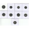 Image 2 : lot of 9 Canadian Coins