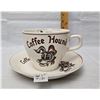 Image 1 : Vintage 1950's Coffee Hound Cup and Saucer