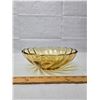 Image 3 : Vintage Hazel Atlas Golden Amber Capri Swirl Bowl