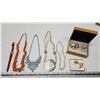 Image 1 : Assorted costume jewelry & watches