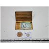 Image 1 : 2 1954 Canadian 1 dollar bills & 25cent and token - in case