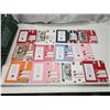 Image 1 : 12 Handmade greeting cards, w/ stamps, pennies & novelty banknotes
