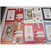 Image 6 : 12 Handmade greeting cards, w/ stamps, pennies & novelty banknotes