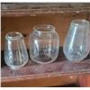 Image 1 : Three barn lantern globes
