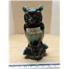 Image 1 : 9" tall blue mountain pottery owl