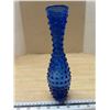 Image 2 : Blue bubble  glass vase
