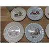 Image 2 : 7 vintage sask historical plates