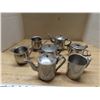 Image 2 : Bag of stainless steel tea sets